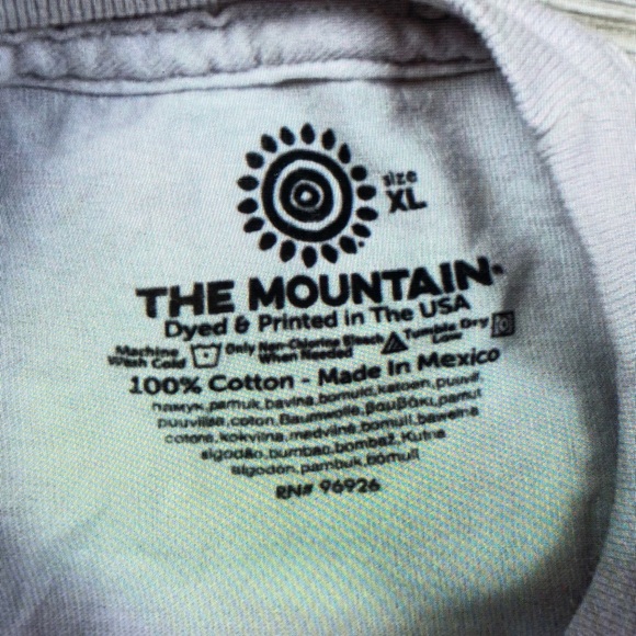 The Mountain Black and White Graphic Tee - Picture 2 of 7